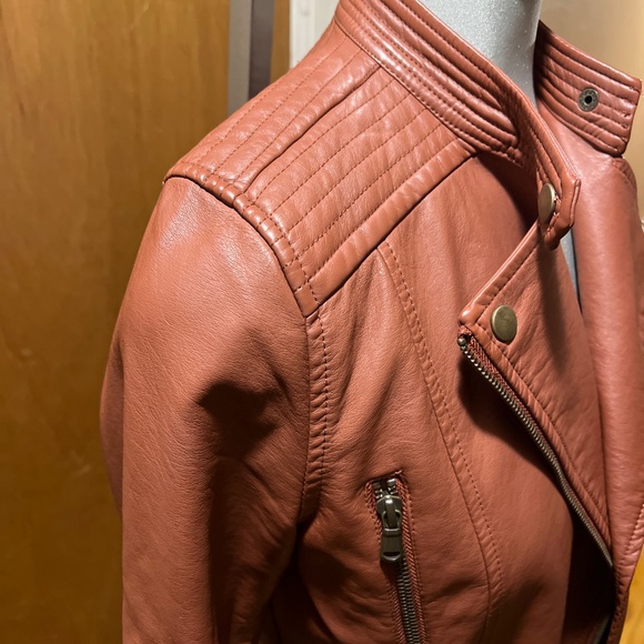 Anthropology Faux Leather Moto Jacket -NWOT - Picture 4 of 13